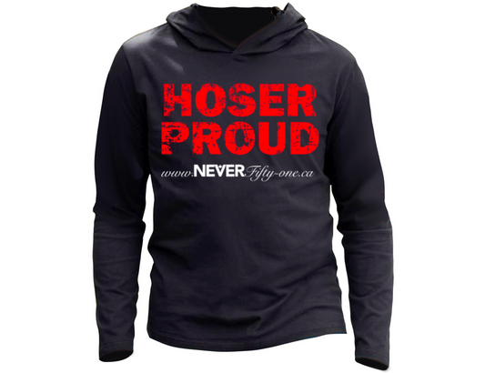 Hoser Hoodie Black Canadian Made (Premium)