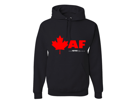 Canadian AF Hoodie Black