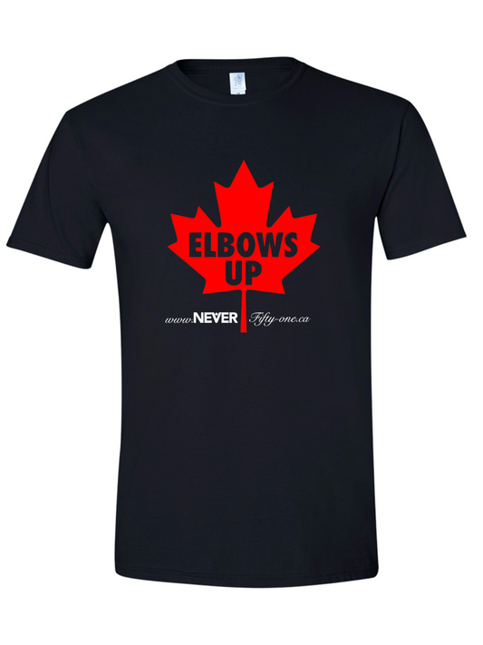 Elbows Up 2 Black T-Shirt
