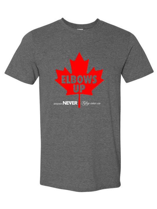 Elbows up 2 Grey T-Shirt