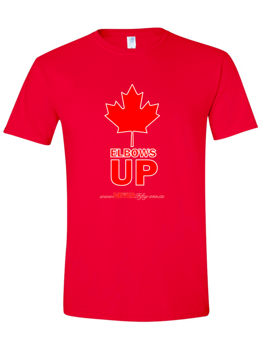 Elbows Up 3 Red T-Shirt
