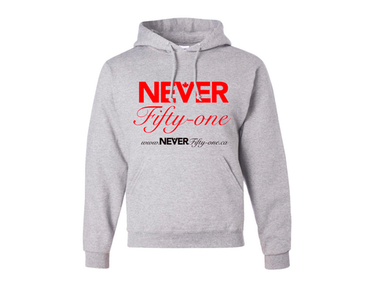 NEVER Fifty-one Hoodie Grey