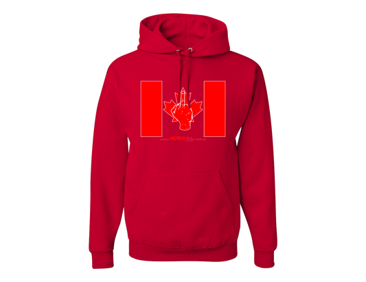 NEVER Fifty-one Flag Hoodie Red