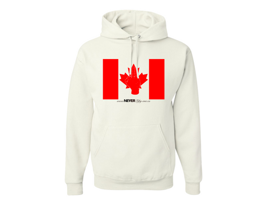 NEVER Fifty-one Flag Hoodie White