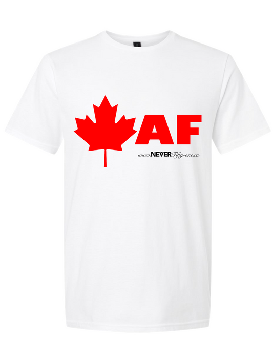 Canadian AF White T-Shirt