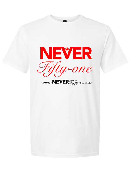 NEVER Fifty-One White T-Shirt