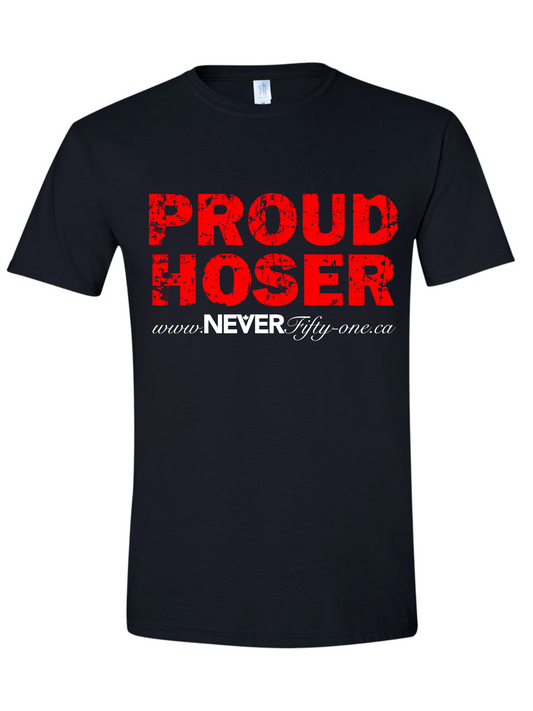 Proud Hoser Black T-Shirt
